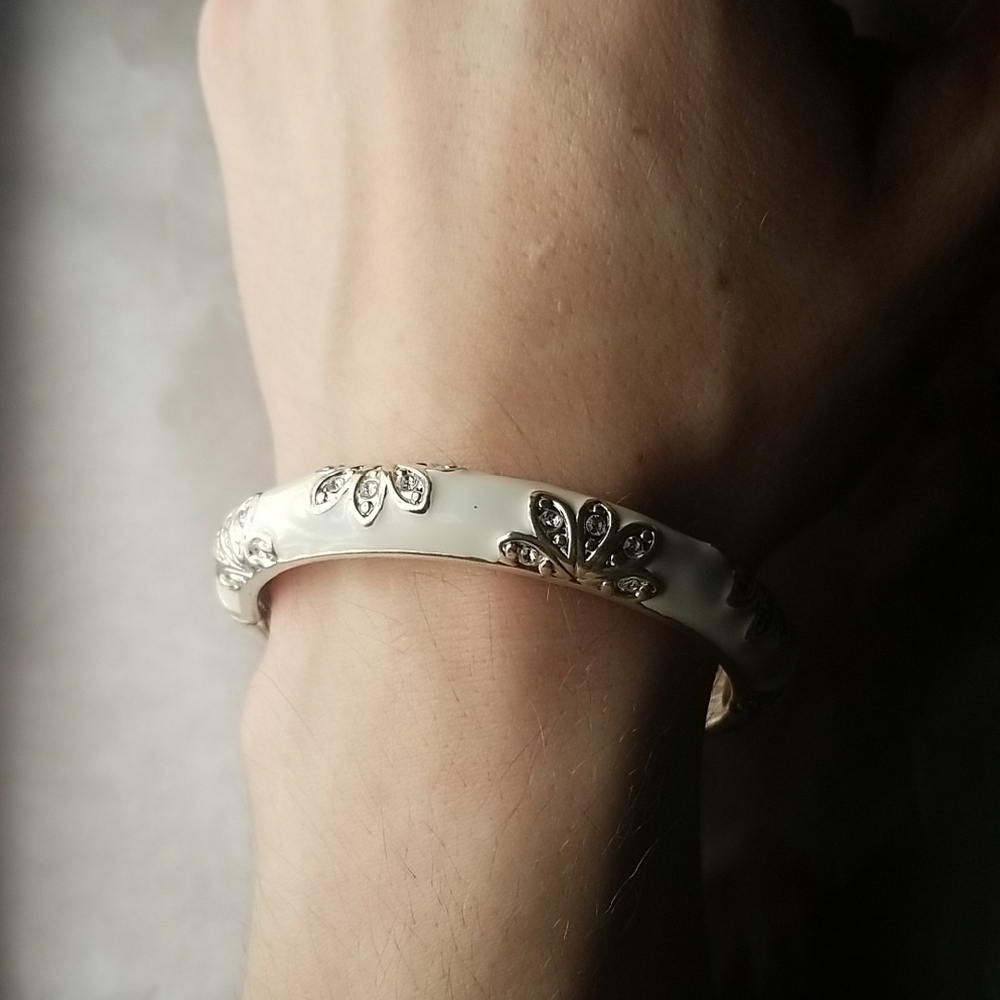 White and Silver Bracelet